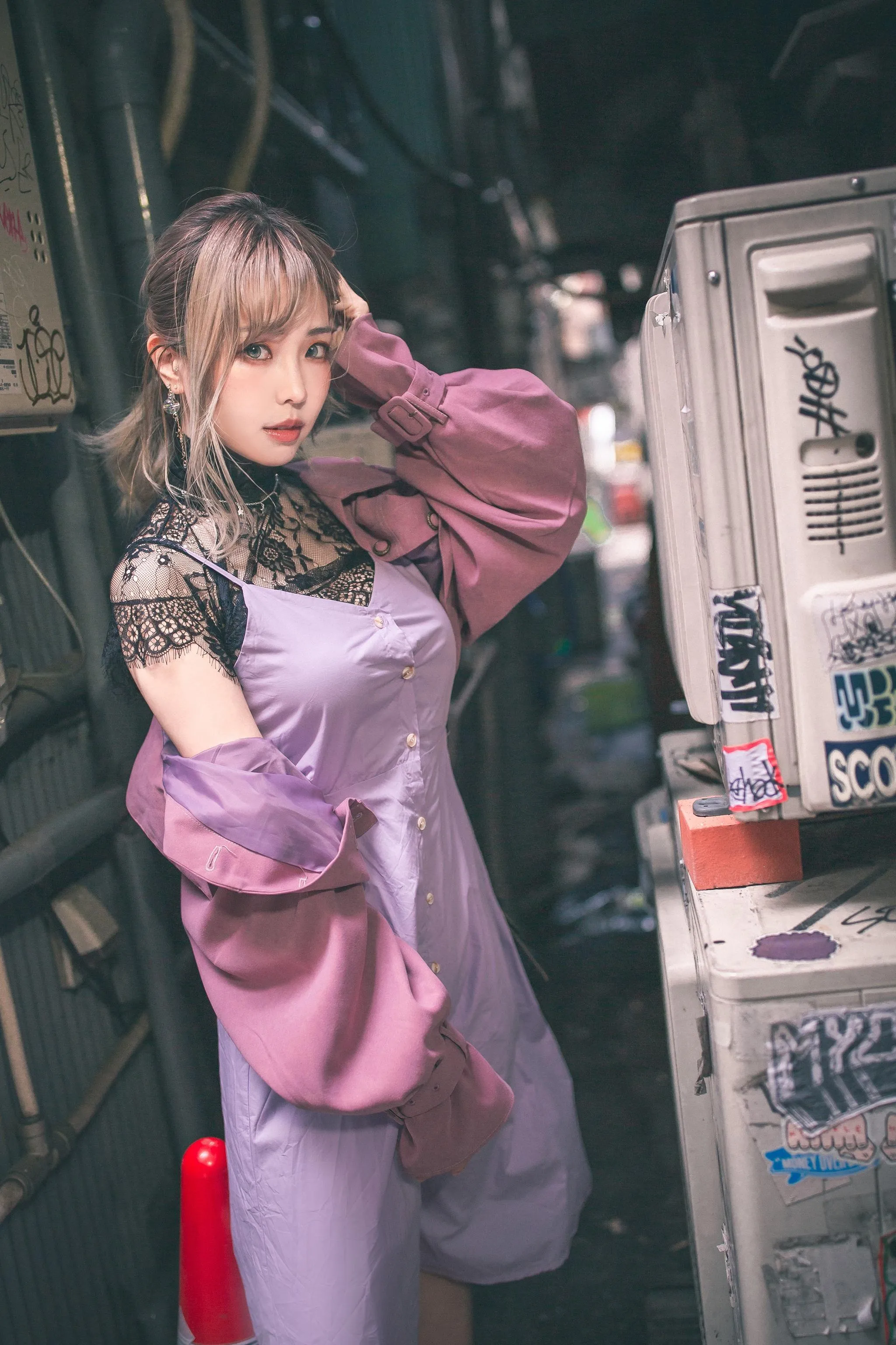 ElyEE子 – NO.90 [2020 Ely Collection] Digital photo set 10套-4 Pale Lavender [54P]插图3